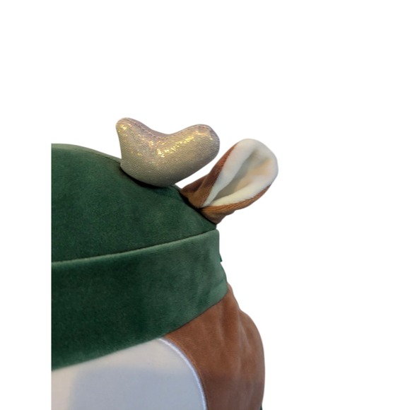 Squishmallows Pax Holiday Reindeer Plushie Green Hat Scarf‎ Kids - Picture 3 of 4